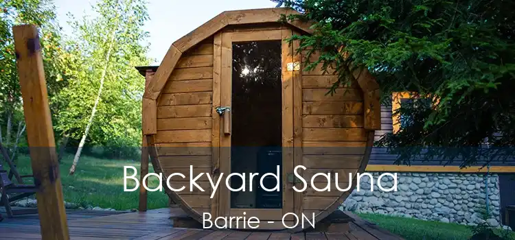  Backyard Sauna Barrie - ON