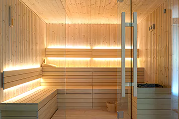 Modern Sauna Setup in Barrie, Ontario