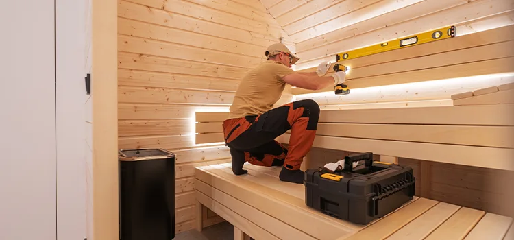 Commercial Sauna Installation in Barrie, ON