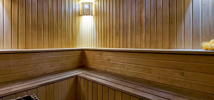 Modern Outdoor Sauna  Setup in Barrie, Ontario