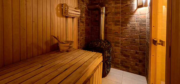 Traditional Sauna Cabin Conversion in Barrie, Ontario