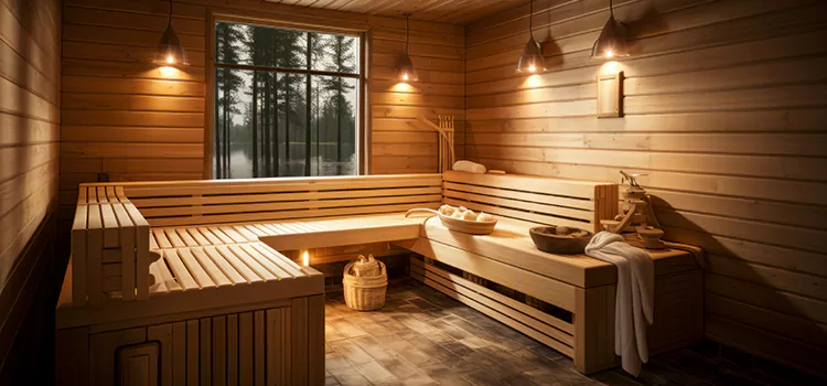 Traditional Sauna Design in Barrie, ON