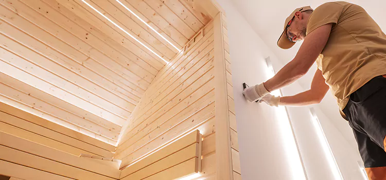 Luxury Spa-grade Sauna Setup in Barrie, Ontario