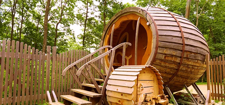 360° Panoramic Bubble Window Sauna Installation Services in Barrie, Ontario