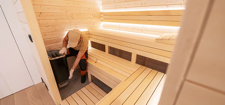 Traditional Sauna Assembly And Installation in Barrie, Ontario