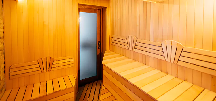 Old Cabin Conversion To Sauna in Barrie, Ontario