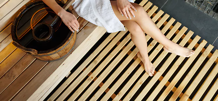 Composite Sauna Deck Installation in Barrie, ON