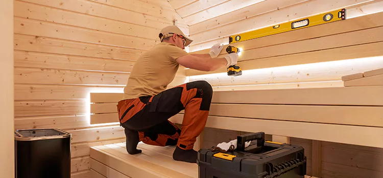 Outdoor Sauna Installation Service in Barrie, ON
