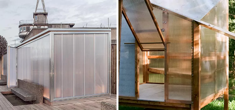 Transparent Wall Sauna in Barrie, ON