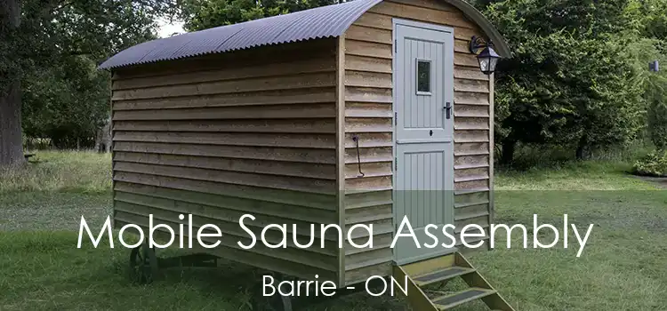  Mobile Sauna Assembly Barrie - ON