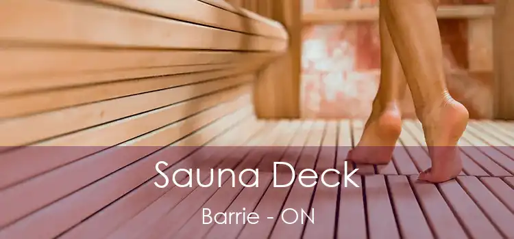  Sauna Deck Barrie - ON