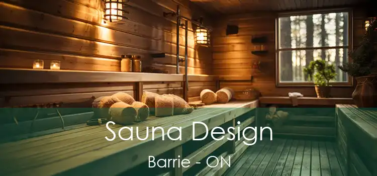  Sauna Design Barrie - ON