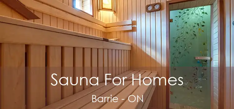  Sauna For Homes Barrie - ON