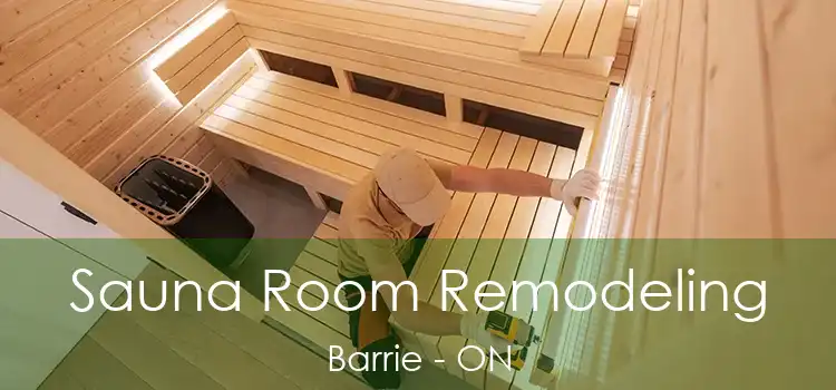  Sauna Room Remodeling Barrie - ON