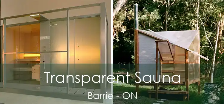  Transparent Sauna Barrie - ON